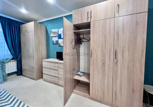 Студия квартира, на длительный срок, 27м2, 4/22 этаж