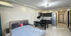 Студия квартира, на длительный срок, 33м2, 6/25 этаж