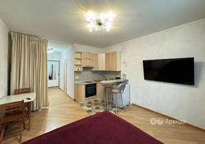 Студия квартира, на длительный срок, 28м2, 4/25 этаж