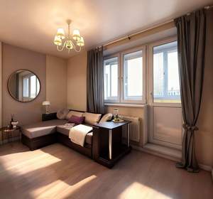 Студия квартира, на длительный срок, 32м2, 25/25 этаж