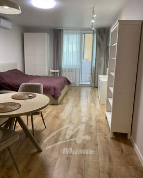 Студия квартира, на длительный срок, 37м2, 4/25 этаж