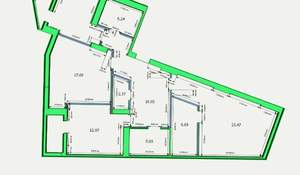 3-к квартира, на длительный срок, 100м2, 5/13 этаж