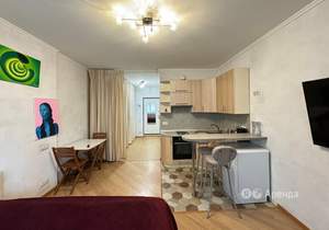 Студия квартира, на длительный срок, 28м2, 4/25 этаж