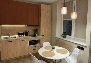 1-к квартира, на длительный срок, 37м2, 25/25 этаж