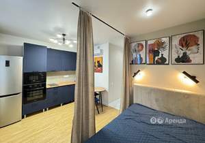 Студия квартира, на длительный срок, 26м2, 4/25 этаж