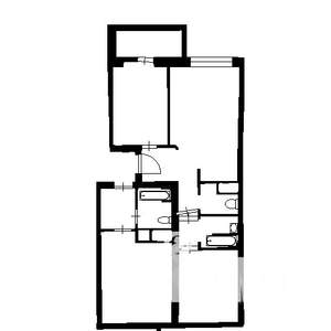2-к квартира, на длительный срок, 54м2, 9/25 этаж