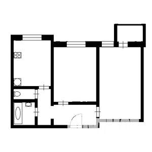 2-к квартира, на длительный срок, 54м2, 8/12 этаж
