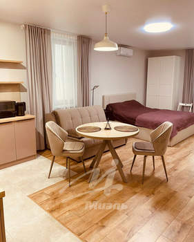 Студия квартира, на длительный срок, 37м2, 4/25 этаж