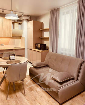 Студия квартира, на длительный срок, 37м2, 4/25 этаж