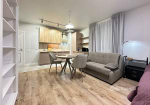 Студия квартира, на длительный срок, 37м2, 4/25 этаж