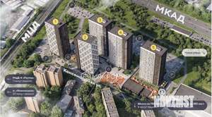 2-к квартира, вторичка, 67м2, 19/25 этаж