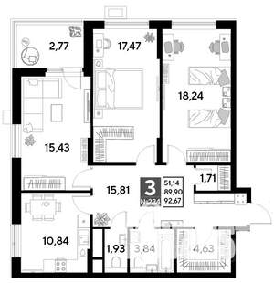 Фото квартиры на продажу (1)