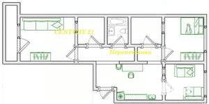 3-к квартира, вторичка, 70м2, 20/25 этаж
