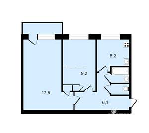 2-к квартира, вторичка, 44м2, 5/5 этаж