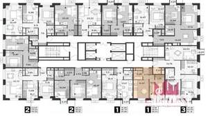 2-к квартира, вторичка, 35м2, 14/25 этаж