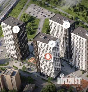 1-к квартира, вторичка, 35м2, 14/25 этаж