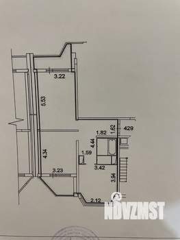 2-к квартира, вторичка, 62м2, 9/17 этаж