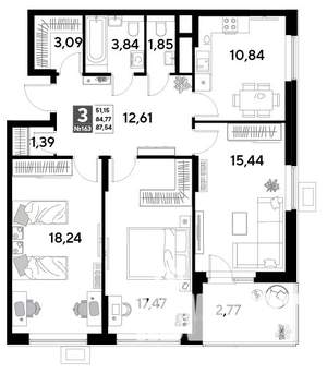 Фото квартиры на продажу (1)