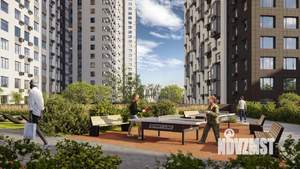 1-к квартира, строящийся дом, 40м2, 9/25 этаж