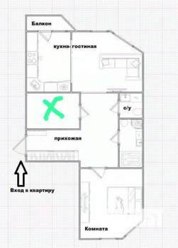 2-к квартира, вторичка, 93м2, 5/25 этаж