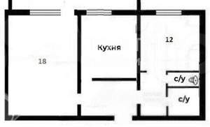 2-к квартира, вторичка, 50м2, 6/9 этаж