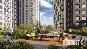 1-к квартира, строящийся дом, 40м2, 13/25 этаж