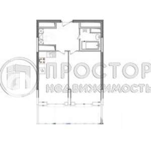 1-к квартира, вторичка, 45м2, 14/25 этаж