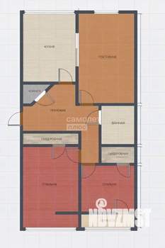 3-к квартира, вторичка, 85м2, 21/25 этаж