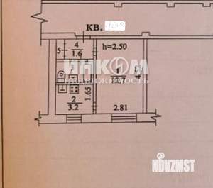 1-к квартира, вторичка, 21м2, 7/9 этаж