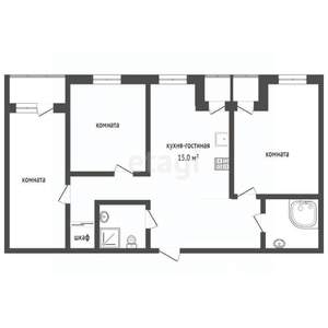 4-к квартира, вторичка, 98м2, 8/10 этаж