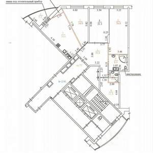 4-к квартира, вторичка, 149м2, 19/24 этаж