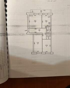 3-к квартира, вторичка, 64м2, 1/2 этаж
