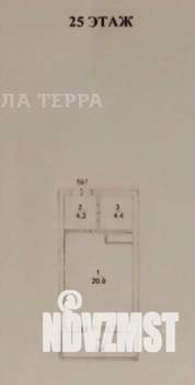 Студия квартира, вторичка, 32м2, 25/25 этаж