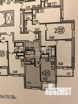 1-к квартира, вторичка, 40м2, 5/25 этаж
