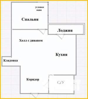 1-к квартира, вторичка, 42м2, 15/25 этаж