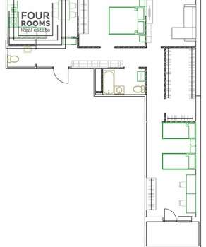 3-к квартира, вторичка, 83м2, 3/25 этаж