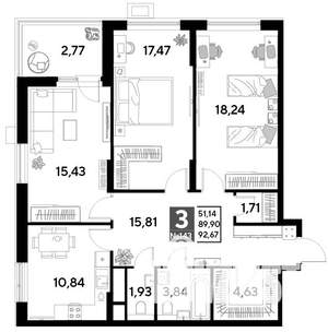 Фото квартиры на продажу (1)