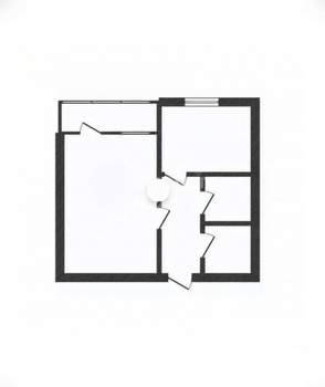 1-к квартира, вторичка, 33м2, 4/9 этаж