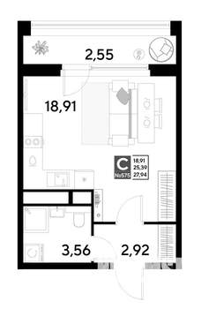 Фото квартиры на продажу (1)