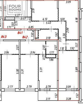 3-к квартира, вторичка, 83м2, 3/25 этаж