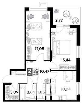 Фото квартиры на продажу (1)