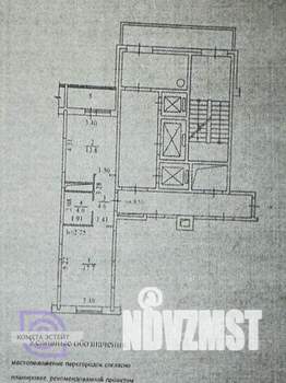 1-к квартира, вторичка, 40м2, 17/25 этаж