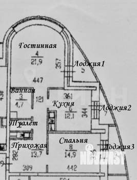 2-к квартира, вторичка, 70м2, 24/25 этаж