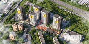 1-к квартира, строящийся дом, 40м2, 7/26 этаж