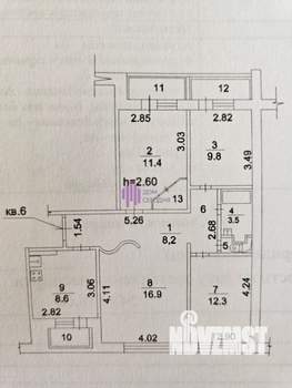 4-к квартира, вторичка, 76м2, 2/14 этаж