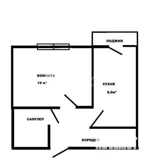 1-к квартира, вторичка, 36м2, 6/10 этаж