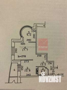 2-к квартира, вторичка, 60м2, 17/24 этаж