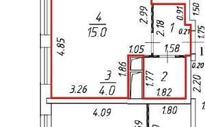 Студия квартира, сданный дом, 26м2, 16/25 этаж