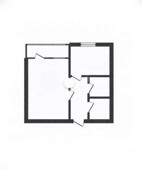 1-к квартира, вторичка, 33м2, 4/9 этаж