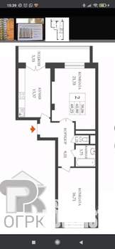2-к квартира, вторичка, 70м2, 25/25 этаж